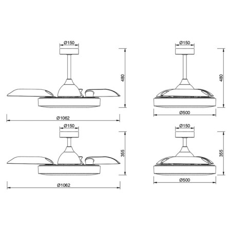 Mantra Coin, LED, 3300LM, 2700-5000K, 355 mm, white color, white-3