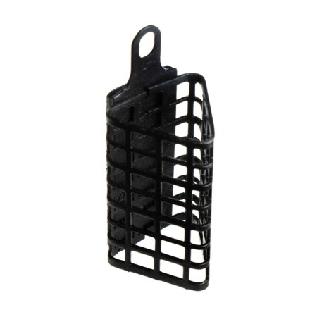 The feeder is steel, triangular, 40 g
