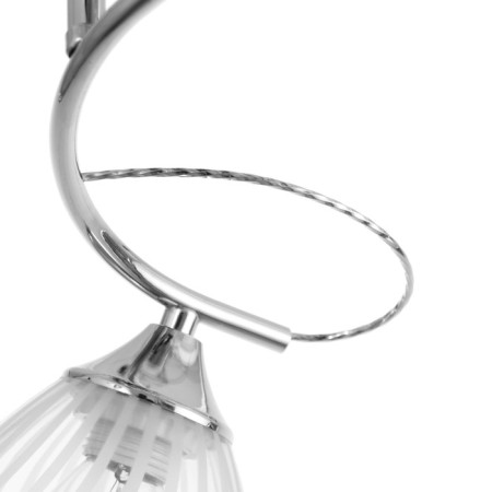 Chandelier "Nora" 3x60W E27 chrome 52x52x26cm-5