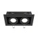 The built-in lamp Technical DL008-2-02-B, 2x50W, 24.5x12.6x7.2 cm, GU10, Black Color Black