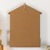 Decorative woods "House with a bow" 18x25 cm