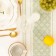 Ethel Scande -green path 38*150 cm, 50%cotton 50%linen