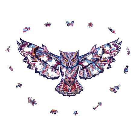 Figure puzzle "Forest owl", size S-3