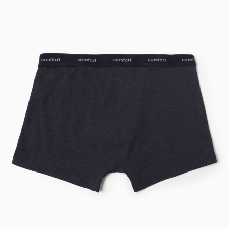 Panties men's boxers, color gray-blue melange, size 50 (XL)-2