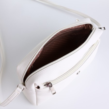 Women's bag with lightning, white color-7