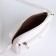 Women's bag with lightning, white color