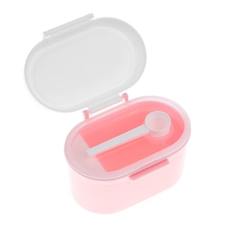 Container for storing baby food, with a spoon, 350 ml., Mix color-5