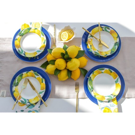 Board Ceramic dining shares "Lemon", D = 26 cm-9