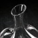 Glass decanter with a Merlo handle, 1.9 liters