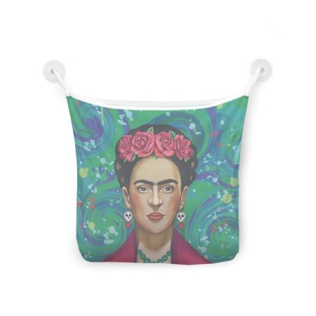 Organizer in a bath on suction cups "Frida Art", for storing toys and trifles, size 33x39 cm-2
