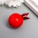 Decor for creativity "Rosehip Berry" set of 15 pcs 2.5x2.5x3.8 cm