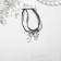 Kulons on the lace "Demetrons" Saranha sign with stars, black-brown color, 43 cm