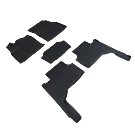 Rubber rugs with a high side for Toyota Land Cruiser 300 2021-n.