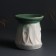 Aroma lace ceramics "Long sheet" Green 8.5x8.5x9.7 cm