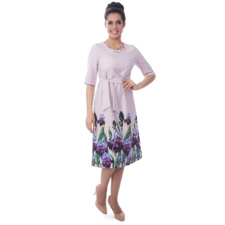Female dress, size 42, pink color