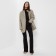 Women's jacket (eco-leather) Eco Leather, gray color, size 42-44