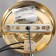 Bra "Liolet" E14 40W white-gold 20x25x13 cm