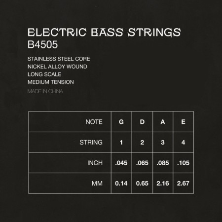 Strings for Bas Gitars Veston, B 4505-1