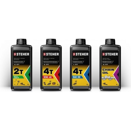 Steher 76001-1, 2T-M oil, mineral, for 2-stroke engines, 1 liter-1