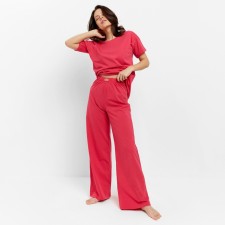 Women's pajamas (T-shirt, trousers) minku: Home Collection Fuchsia Color, Rr. 42