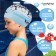 Swims for swimming children's Onlitop "Penguins", silicone, girth 46-52 cm
