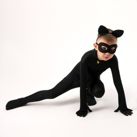 Carnival set "Cool cat", p. S, combuster, mask, rim, height 104–116 cm-4