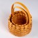 Set of wicker baskets, sequoia, 18x12/26 cm, 13.5x10.5/23 cm, 2 pcs., Natural