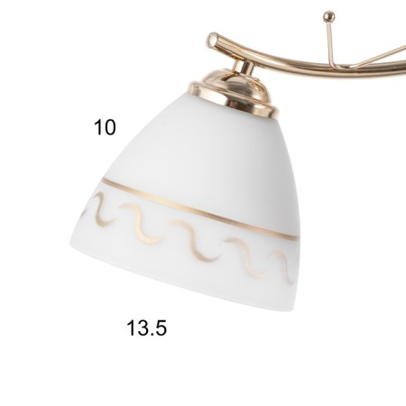 Akvil chandelier 3he27 40W gold 58x26 cm-5