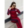 Female ishomine is a suit, size 48, burgundy color