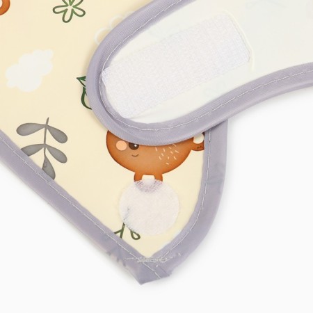 Bibslate of the waterproof "Forest Tale", on Velcro, with a pocket-3