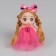 Brack doll "Beauty", with a bow, color mix