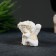 The figure "angel lies on the handles" gilding, 8x4x4cm