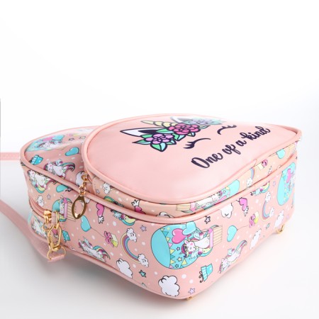 Baby backpack on lightning, pink color-8