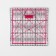 A quilting and patchwork ruler, 15 × 15 cm, color mix