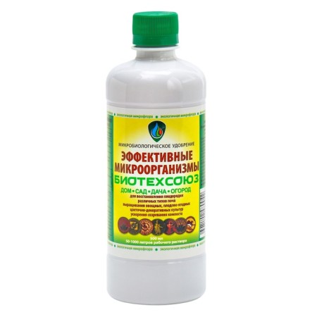 Biological product "Effective Microorganisms from Bioteksoyuz" -0.5 liters-1