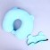 The headrest "Bear", with a mask for sleeping, the color of the blue