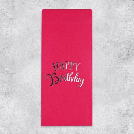 A set of gift envelopes "Happy Birthday", 10 pieces, embossing, 11 x 22 cm-6