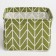 Textile basket of the shade color is green, 12*15*20 cm