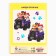 Cardboard color, A4, 10 sheets, 10 colors, non -unilateral, in a folder, 220 g/m², puppy patrol