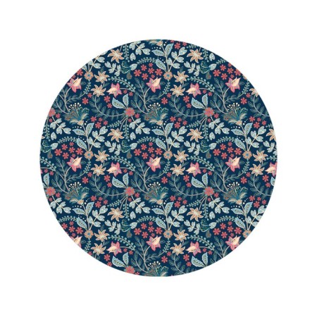 Pareo and beach rug "Flower Field", d = 150 cm-1