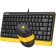 Keyboard + Mouse A4Tech FSTYLER F1110 CLAV: Black/Yellow Mouse: Black/Yellow USB Multimedia 100460