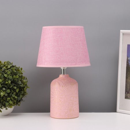 Highway lamp "Flower Field" 1x40W E14 pink 20x20x34cm