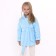 Children's jacket is quilted, the color is blue, height is 116 cm