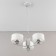 Suspended chandelier Citilux "Tilda" CL469130, 55x55x30 cm, 3x75W, E27, white color