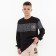 Kit for children (sweatshirt, trousers), black/milk mix, height 146 cm