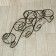 Flowers stand, floor, 5 pots, d = 14 cm, bronze, "lace"