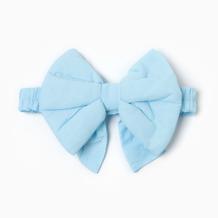 Set for a newborn (blanket, bow), blue color, height 56-62-2