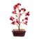 Bonsai souvenir 60 stones "Cash tree with rubies" 13x7x5 cm