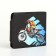 Wallet on the button, the color is black