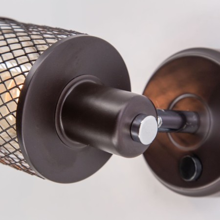 Sconces Citilux "Robin" CL535615, 18x25 cm, 1x40W, E14, brown color-7